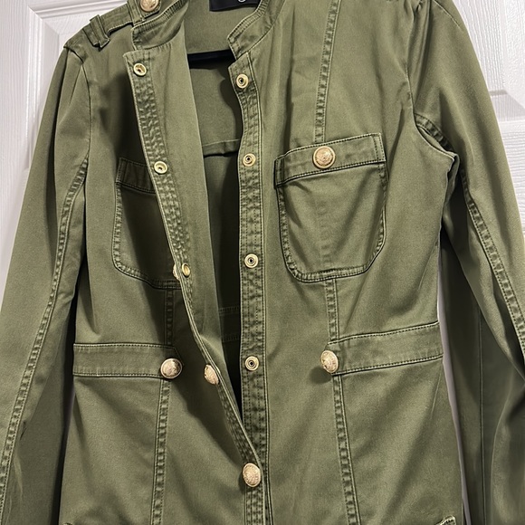 Balmain Cargo Style Khaki Dress - Army Green - Size 42 (US size 10) - Picture 3 of 9